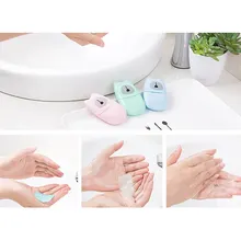 50 шт./партия креативное портативное бумажное мыло для чистка стирка ручная путешествия Рождественский подарок мыльные хлопья