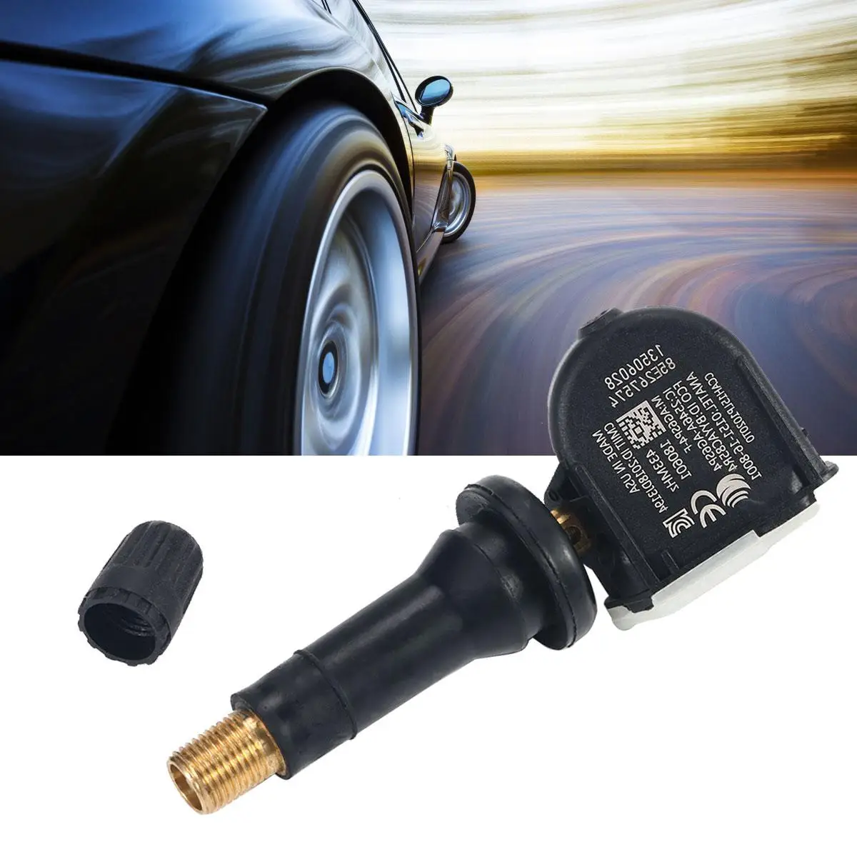 TPMS автомобильная система контроля давления в шинах дисплей 4 внутренних датчика шины
