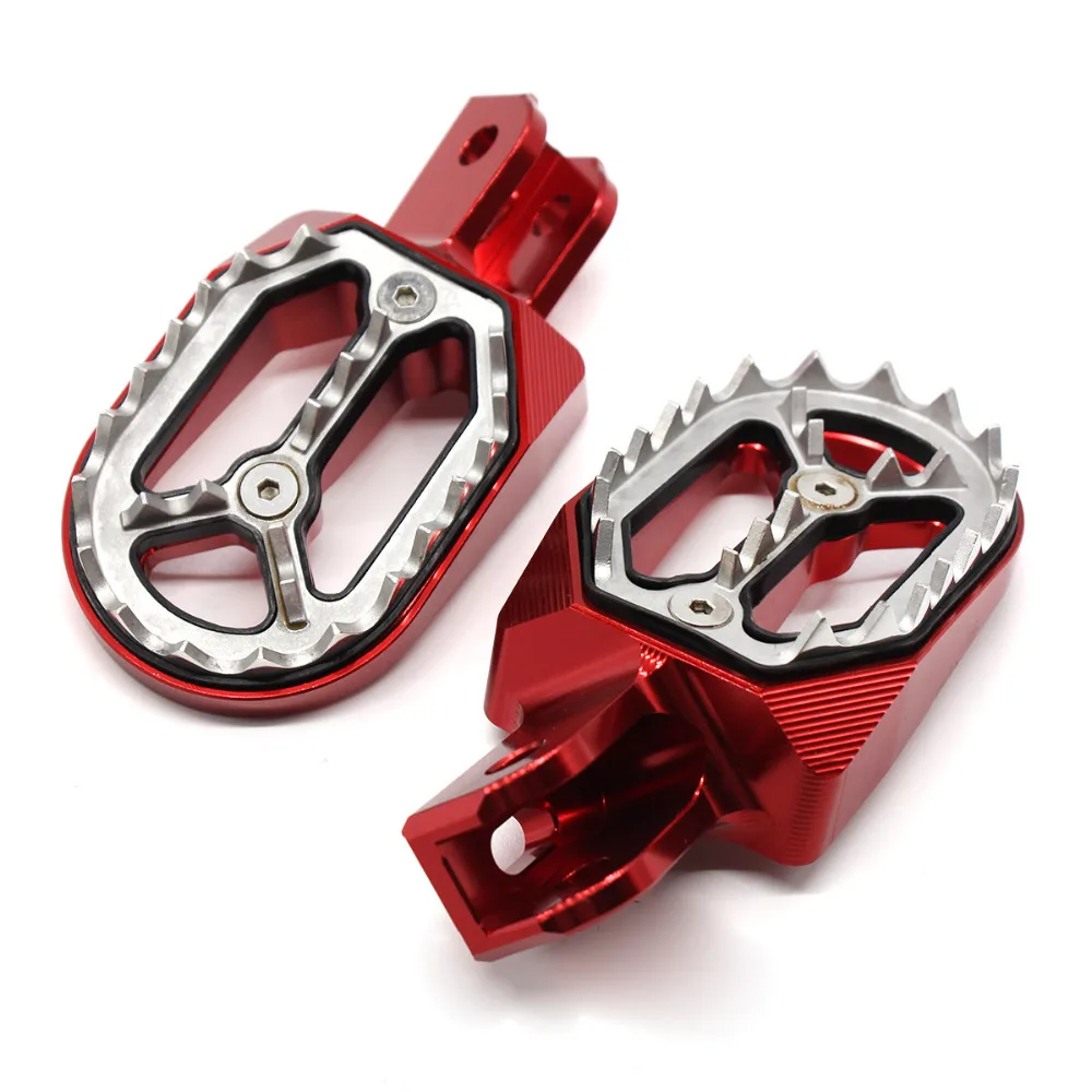 Aluminum CNC Motocross Dirt Pit Bike Foot Peg Pedal Footpegs Footrest For Honda CRF230 CRF230F CRF 230 2003 - 2017 2004 2005