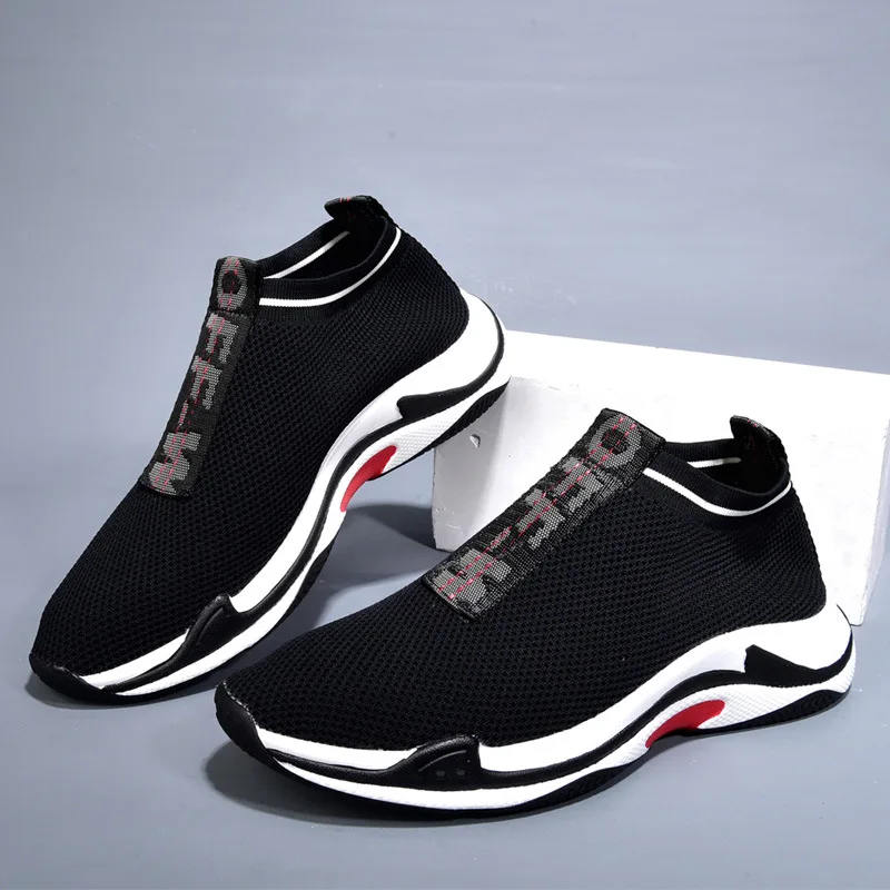 red Del Black Secado Masculinos Aire Blanco Al Casual Air Hombres Agujero Libre De Moda Rápido Alto Marea Neta Tacón Zapatos Mesh 4TwCq