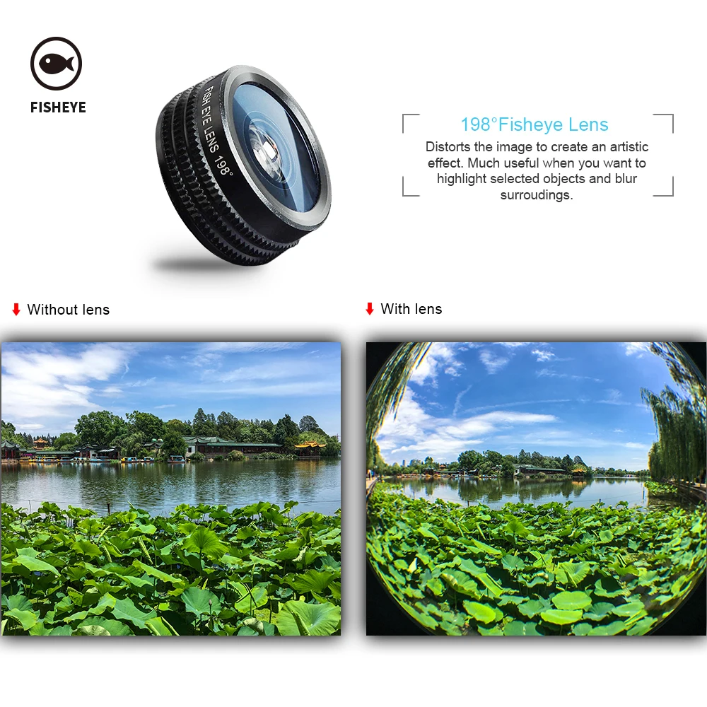 APEXEL 7 в 1 комплект объективов для телефона рыбий глаз Супер широкоугольный макрообъектив CPL фильтр калейдоскоп и 2X зум-объектив для смартфона
