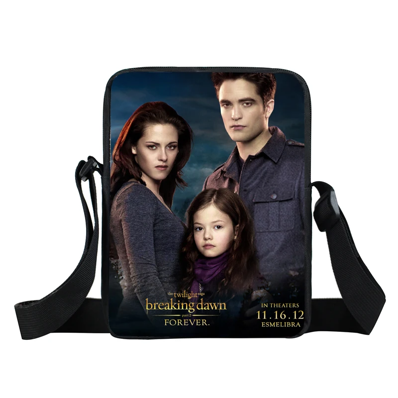 Сумеречная Сага Сумка-почтальон мини женская сумка мужские дорожные сумки на плечо Детская сумка игрушечные закуски сумки с ремнем через плечо
