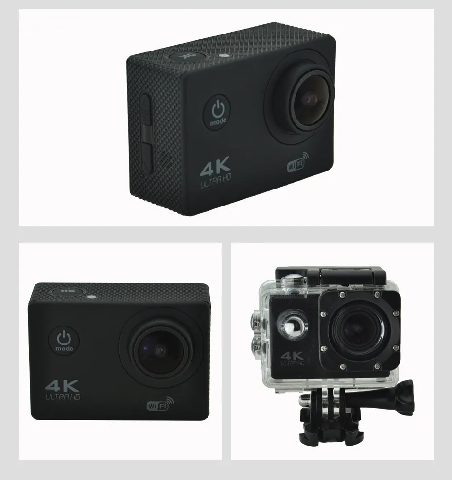 5 шт./партия 4 K Wifi Экшн-камера V905R 4 K/30fps 1080 P/60fps 720 P/120fps 2," 170D шлем Cam мини-камера водонепроницаемая Экшн-камера