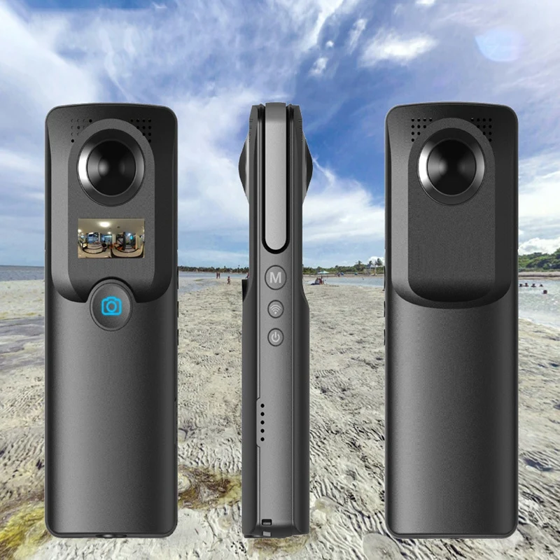 Hot TTKK Outdoor Sports Camera 720 Aerial Photography 3D Viewing Room Vr Camera 360 Degree Panoramic Camera