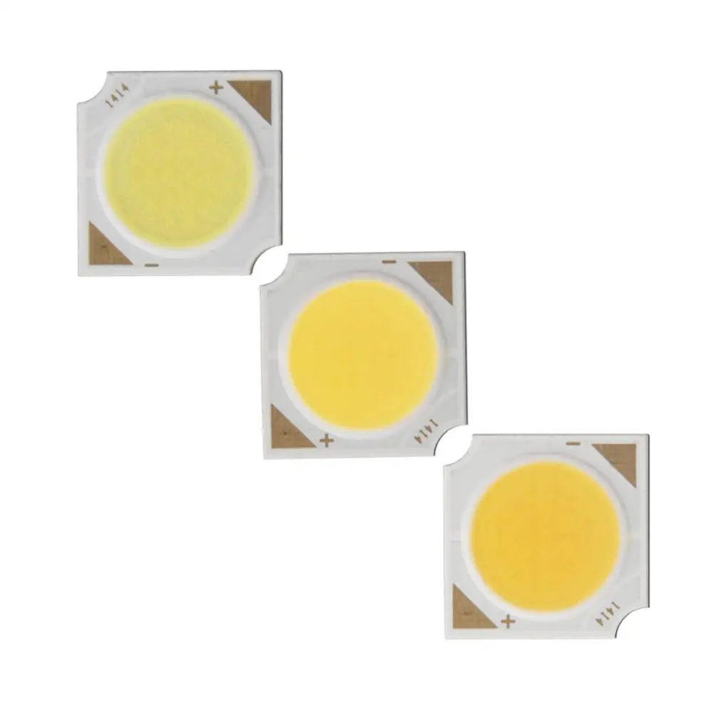 

[allcob] 14x14mm Square LED COB Light Source Epistar chips 3W 5W 7W 10W 12W COB LED cold warm nature white for spotlight lamp