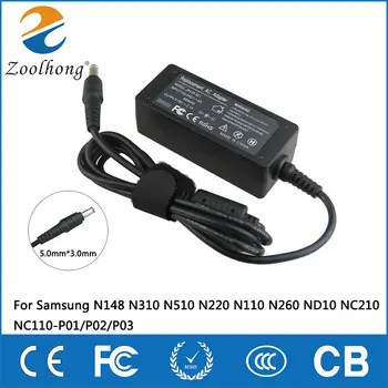 

Original Zoolhong 19V 2.1A 5.0mm*3.0mm AC Adapter for Samsung N130 N140 N145 N148 N150 NC110-P01/P02/P03 40W
