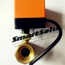 DN50(G2.") Электрический регулирующий клапан, AC220V, латунь моторизованный шаровой клапан, тип коммутатора Электрический двухсторонний клапаны