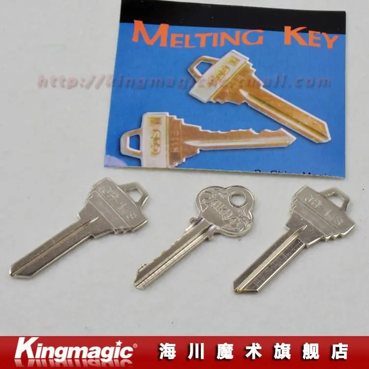 

Free shipping by CPAM! wholesale Melting Key/finger memory/magic toys/magic sets/magic props/as seen on tv 8pcs/lot