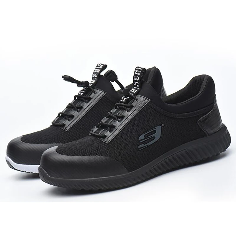 Sneakers Big Mens Sapatos Chegada Trabalho pierce Nova Cobre Anti Black white Size Sole Obras Do Que Botas Segurança Não Capas Sole Canteiro Biqueira De Aço slip Trabalhador qEP1x5Prw