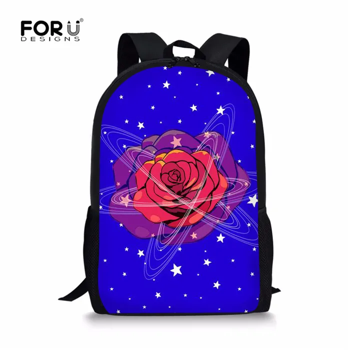 FORUDESIGNS Rose и The Universe детские школьные рюкзаки для девочек ортопедические рюкзаки детская сумка для школы Mochila Infantil - Цвет: RH0152C