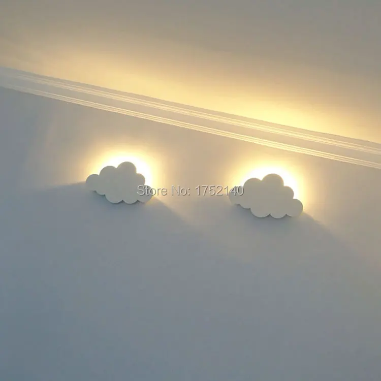 Креативный современный настенный светильник "Солнце за облаком", настенный светильник для детской комнаты, светильник для внутреннего освещения, настенный светильник для гостиной, задний светильник s
