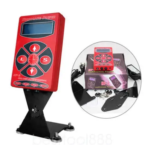

Professional Hurricane HP-2 Tattoo Source Power Supply Dual Intelligent Digital LCD Rotary Tattoo Machine Power Supply
