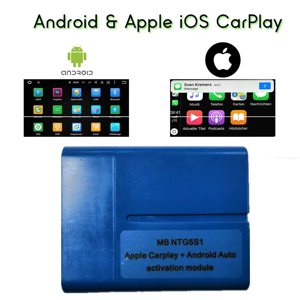 Новинка 2019 CarPlay для mercedes benz NTG5 S1 Apple и Android инструмент автоматической активации