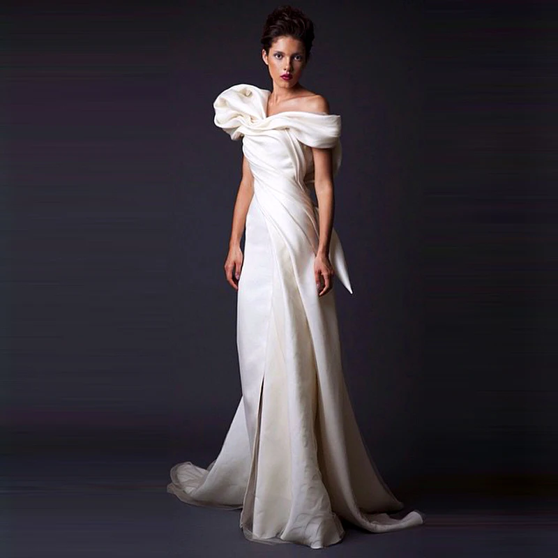 Buy Fashion Saudi Arabia One Shoulder Evening Dress