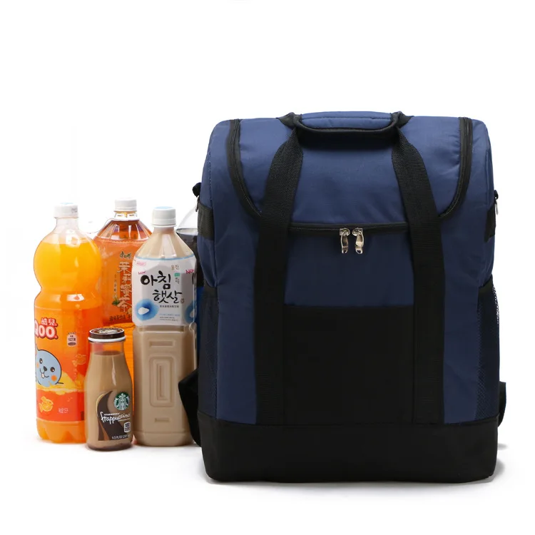 Novo de Alta Bolsas de Ombro Veículo de Dupla Camada de Isolamento Térmico de Armazenamento de Alimentos Qualidade Bolsa Térmico Fresco Gelo Pack 25l