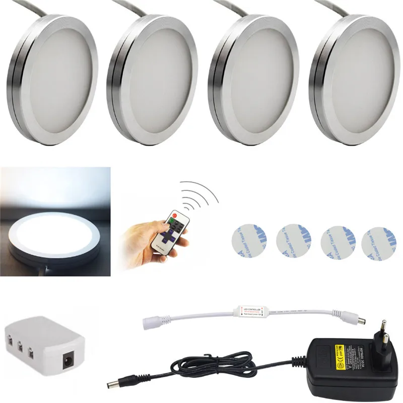 led under cabinet lights 4in1 rf white 01