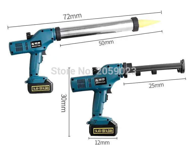 Электрический клеевой пистолет ручной зарядки литиевая стекло клей пистолет, шприц-пистолет