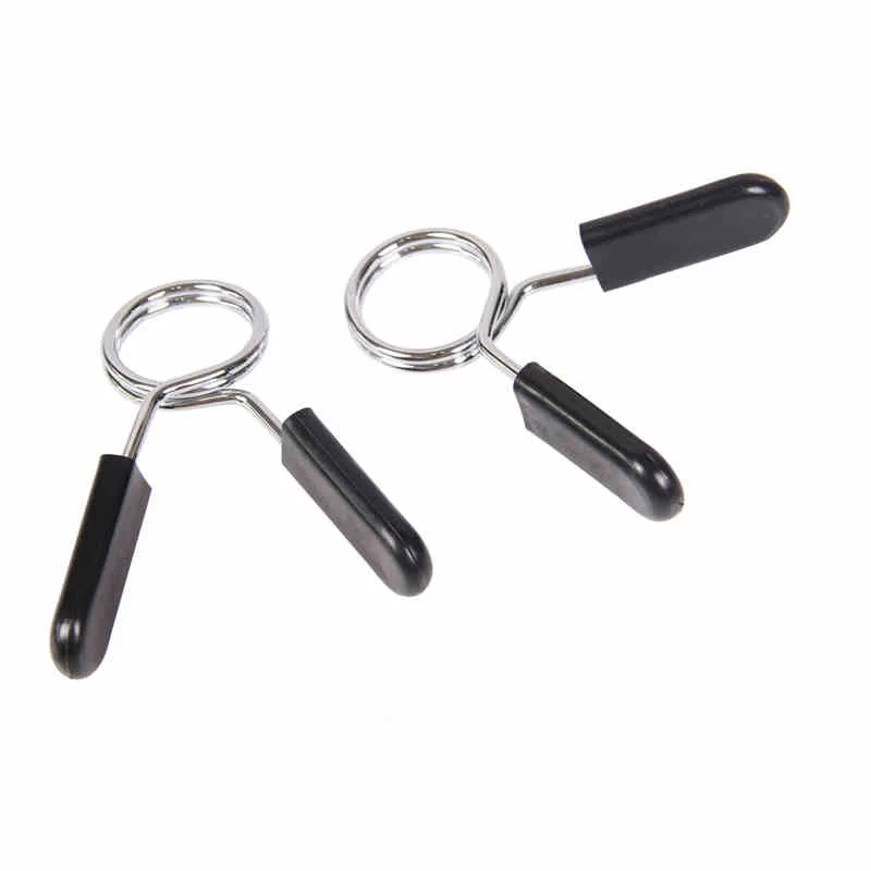 1pair 4 Size Barbell Gym Weight Bar Dumbbell Lock Clamp Spring Collar