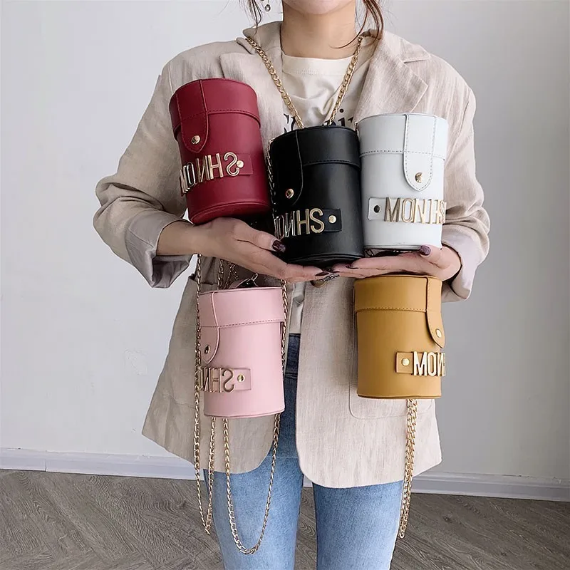 

Sac Designer Bucket Bags Famous Women Bucket Bags 2019 New Brand Luxury Handbags Women Bags Designer Girls Small Chain Purse