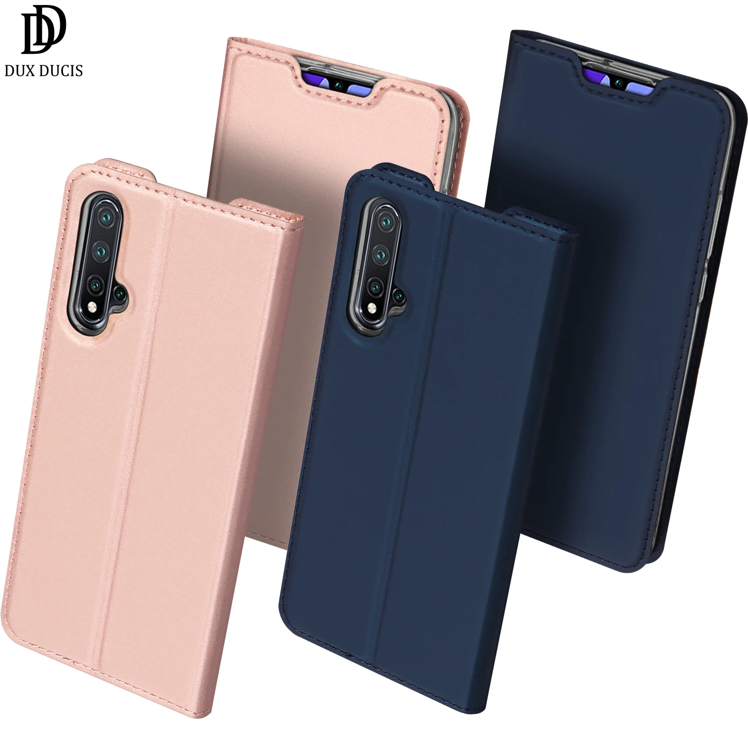 

Flip Case For Huawei Nova 5 & Nova 5 Pro Card Slot Holder Wallet Stand Cover PU Leather TPU Soft Bumper Protective Phone Bag