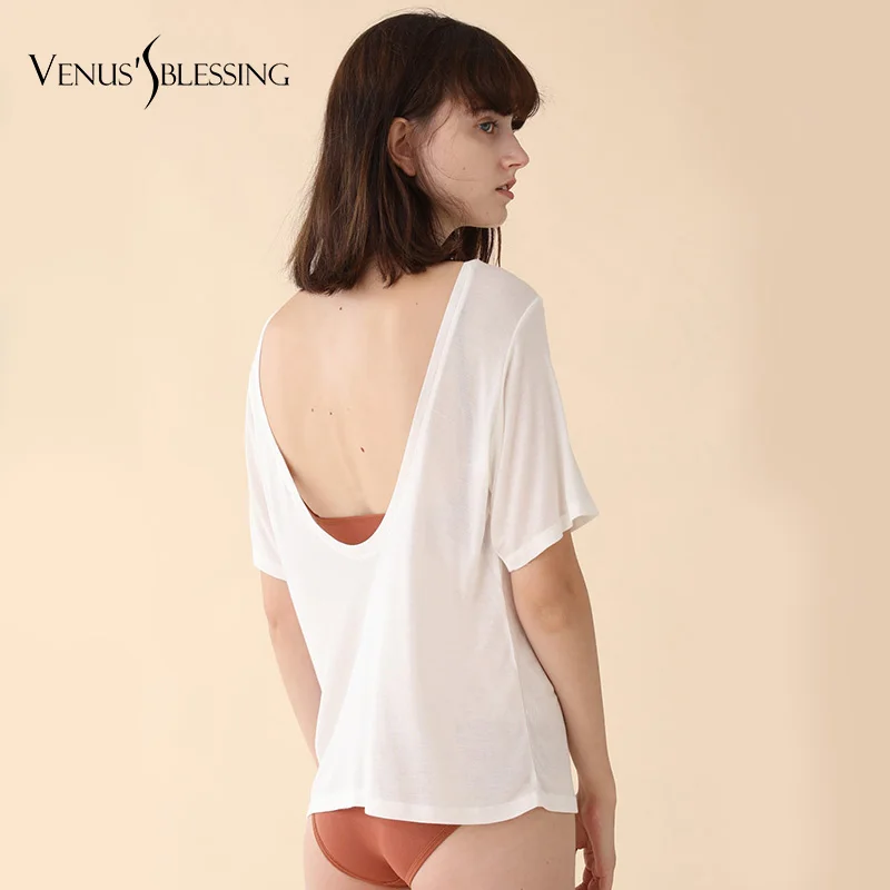 Goedkoop Mode Vrouwen Sexy Beha Dunne Katoenen Effen Kleur Backless Bras Lingerie Nachtkleding Gratis verzending bralette bras voor vrouwen