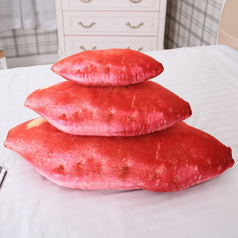 1pc 30-80CM Simulation Vegetables Sweet Potato Filled Plant Plush Toy Pillow, Funny Fruit Toys, Children's Gifts