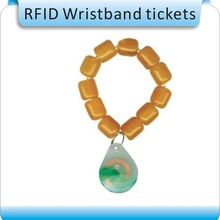 100 шт RFID 13,56 MHZ Водонепроницаемый Регулируемый rfid-браслет для управления тикетом/разнообразие стиля