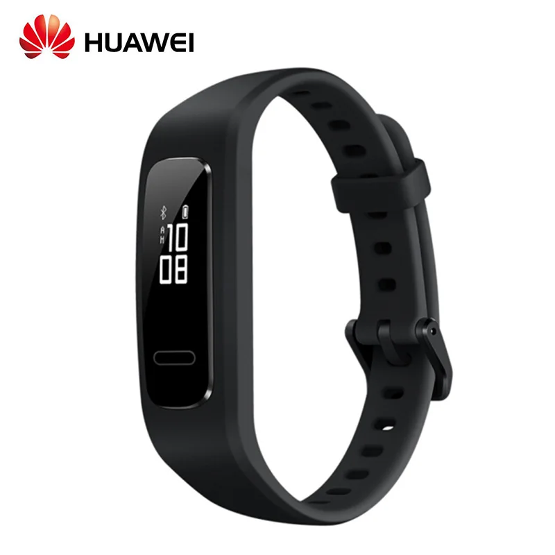 huawei Band 3e Running Genius умный Браслет Шагомер 50 м водонепроницаемый башмак-пряжка трекер сна сообщение напоминание - Цвет: black