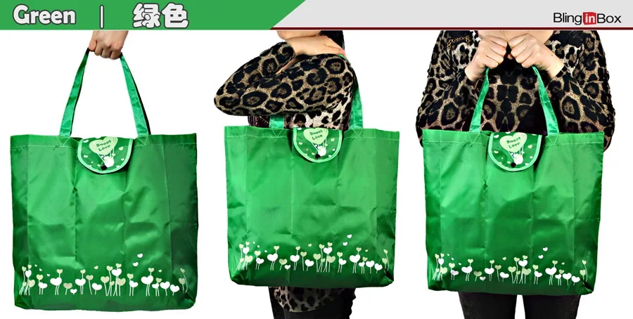 Складная многоразовая хозяйственная сумка с цветочным принтом, рекламная сумка, сумка для покупок