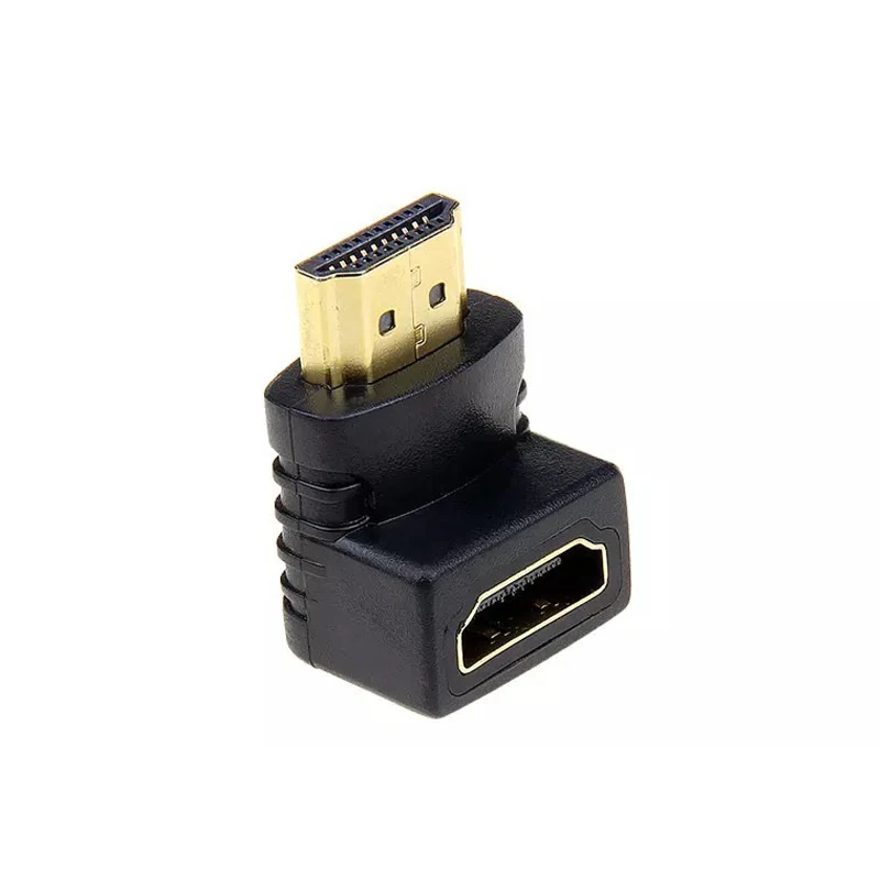 270/90 градусов правый угловой разъем HDMI A папа мама кабель адаптер преобразователь