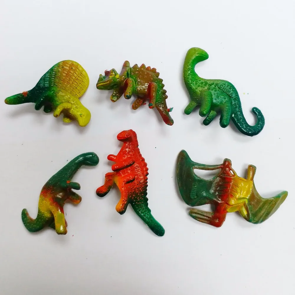 10 шт. мини 3-4 см динозавры Мальчики Дети 577 любимая сумка-пиньята наполнителя Лут кляп на день рождения сувениры новизны торт украшения карнавал