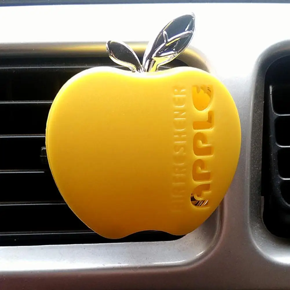 

Colorful Small Apple Outlet Perfume Car Outlet Balm E Outlet With Plastic Toggle Clip