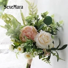 SexeMara букет невесты Weddin Свадебный букет ручной работы свадебные цветы