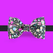 Новые модные мужские Оригинальные ручной работы галстук бабочка с принтом банкетные вечерние платья жениха Свадебные красочные