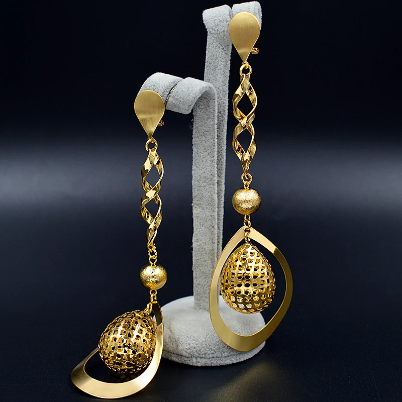 Sunny Jewelry Long Drop Dangle Earrings For Women Girl Trendy New Water Party Wedding Exquisite 2018 | Украшения и аксессуары