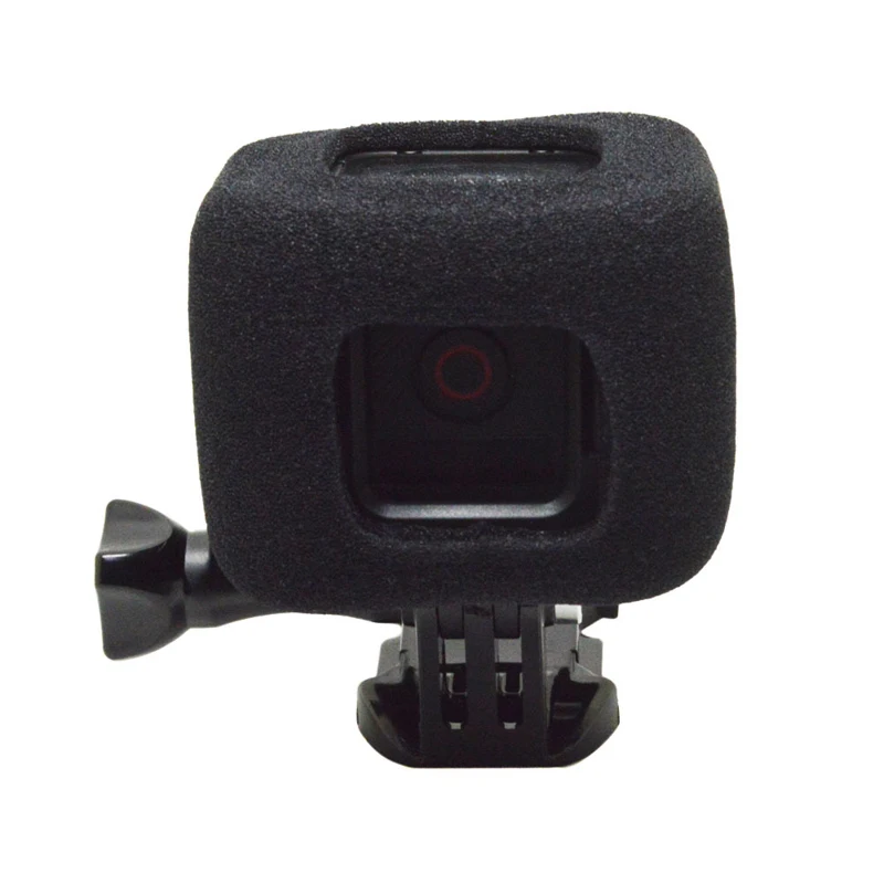 1pc Black Camera Windproof Wind Foam Noise Reduction Sponge Cover Suitable For Gopro Hero Session 5/4 Session