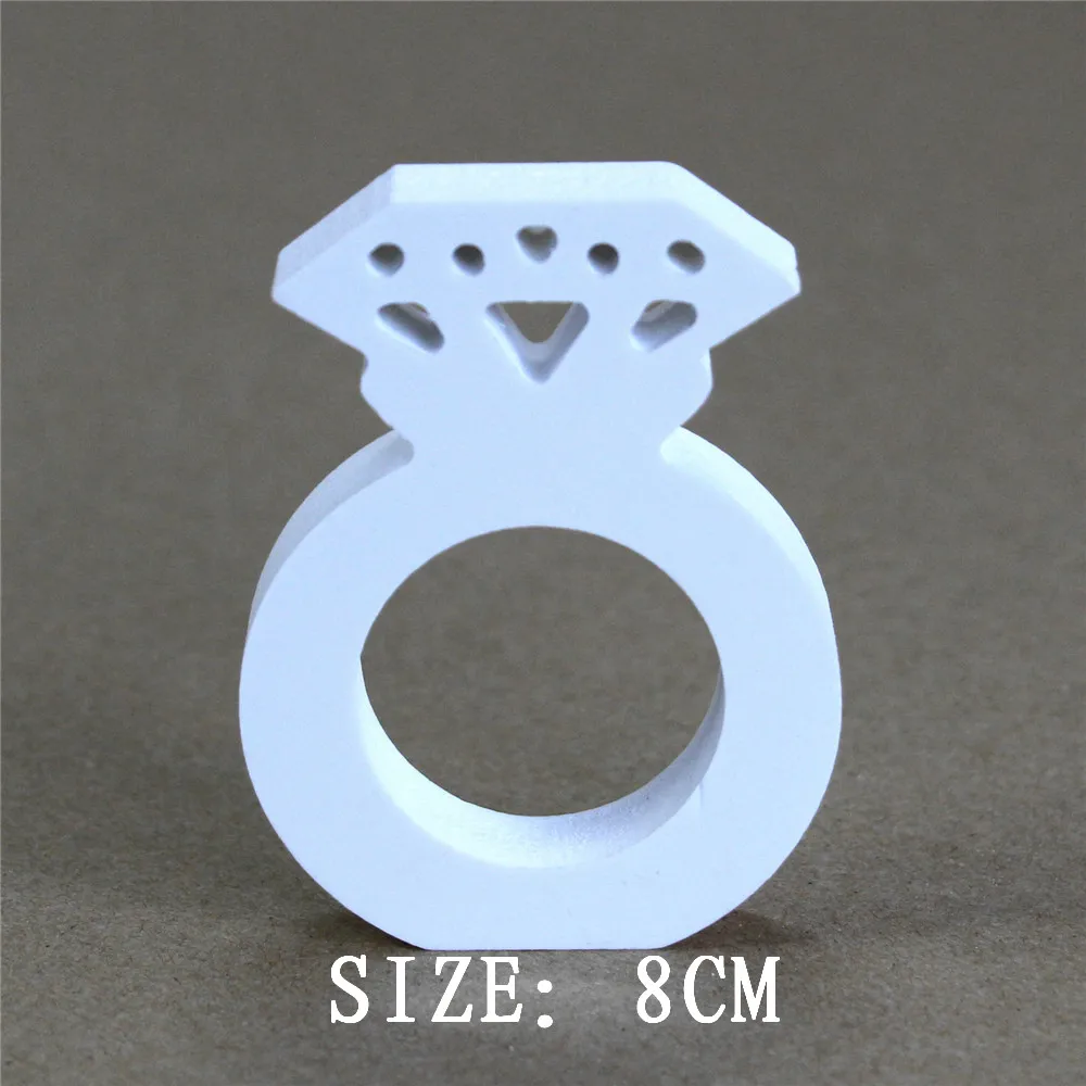 

Artificial Wooden White Letters trumpet 8cm imitation Wood Letters Home Decoration Wedding Birthday wedding decoration Gift