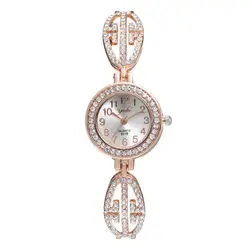 Женские Простые британские часы с полным бриллиантом, часы с ремешком, модные женские часы, индивидуальный стол