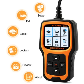 

Autophix OM126 Car Engine Code Reader OBD2 Scanner Automotive Diagnostic Tool Scanner Car Accessories OBD2 in Russian Language