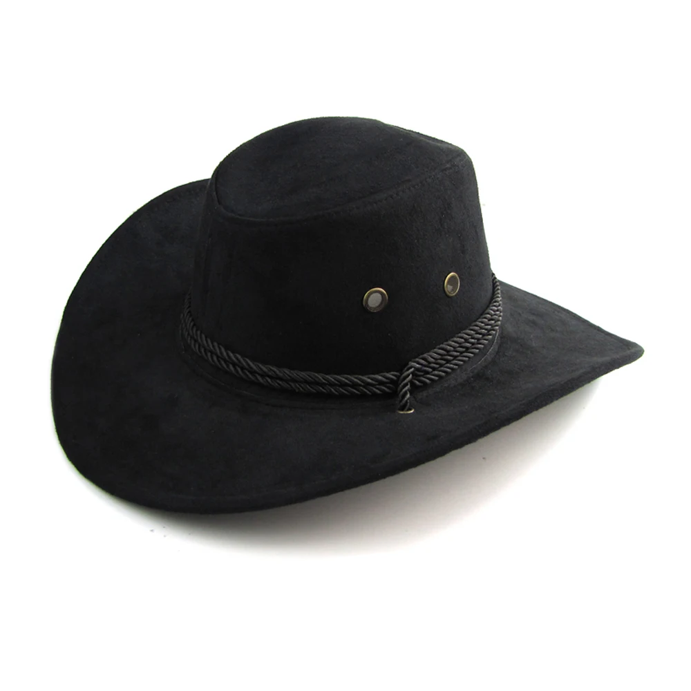 Новое поступление, мужская и женская шляпа с большими полями, 3 цвета, ковбойская шляпа для мужчин, шляпка от солнца, Повседневная модная уличная шляпа