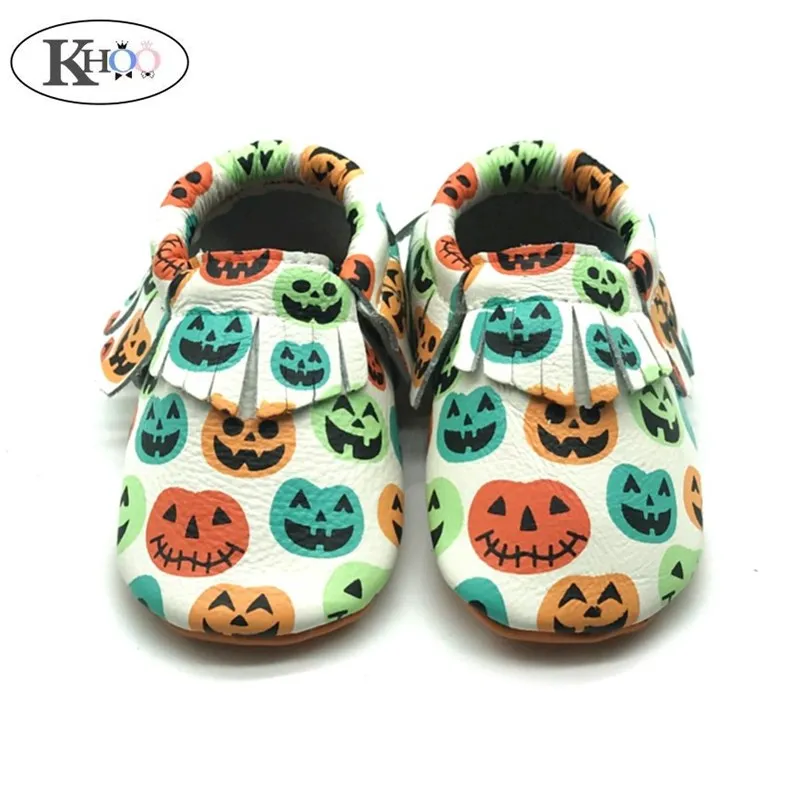 New Arrival Halloween Baby Shoes Pumpkin Baby Boys