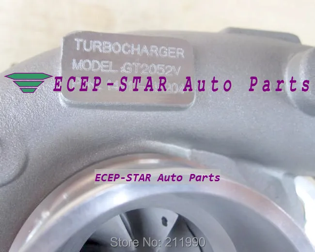 GT2052V 726442 726442-5004S 14411-2W204 14411-2W20A Turbo Turbocharger For NISSAN TERRANO 3.0L Di 2001 123 ZD30ETi 168HP (5)