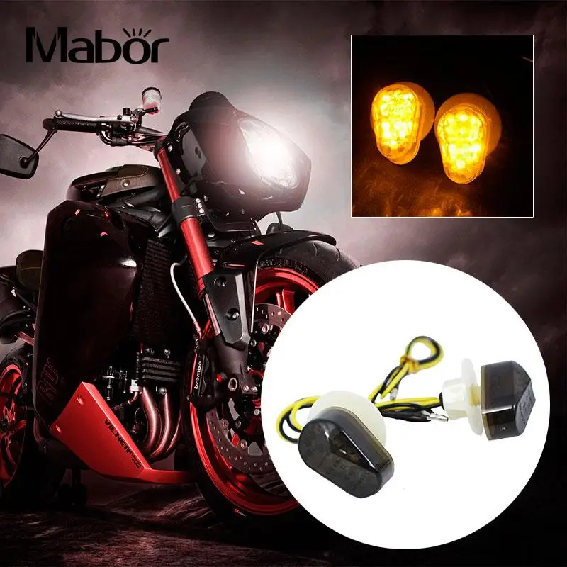 2Pcs Motorcycle Motorbike LED Turn Signal Light Lamp Bulbs for Yamaha