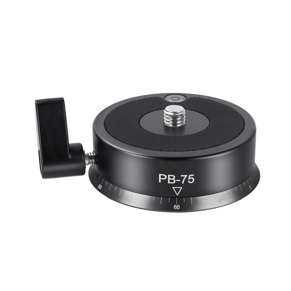 

Kingjoy PB-75 Professional Aluminum Video Ball Head for Camera Video Tripod and Monopod Max.Load 10kg 3/8 1/4 Screw