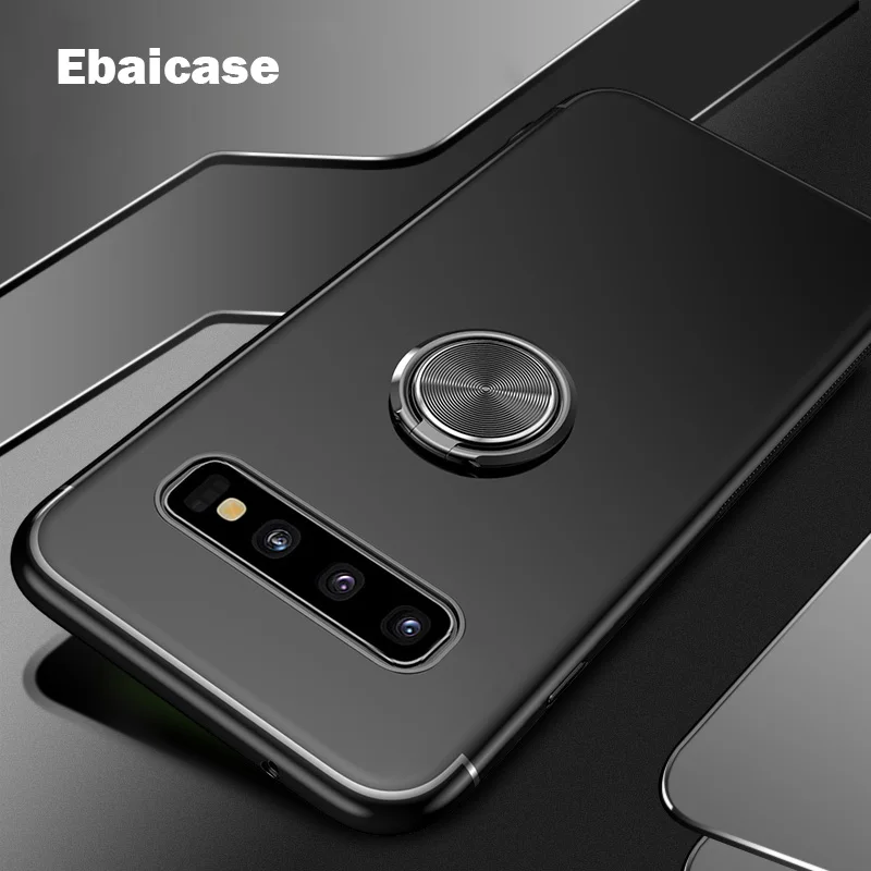 

For Samsung S10 Case Car Magnetic Ring Bracket TPU Protective Case Shockproof Cover for Galaxy S9 S9 Plus S10 Plus S10E Case