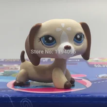 Редкие пет шоп игрушки собаки такса#1491 лпс игрушек rare pet shop action figure white sausage dog dachshund#1491 original lps toys free shipping