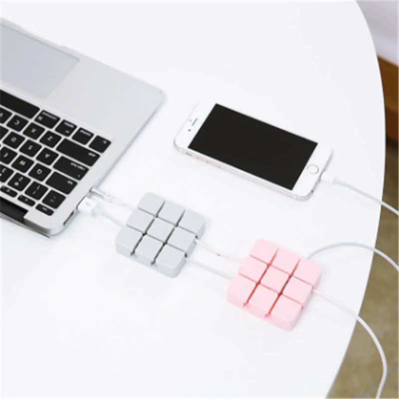 Line Plug Storage Rack Desktop self-adhesive Fixed Clip Fixing Device Holder Silicone 2019 Fashion | Дом и сад