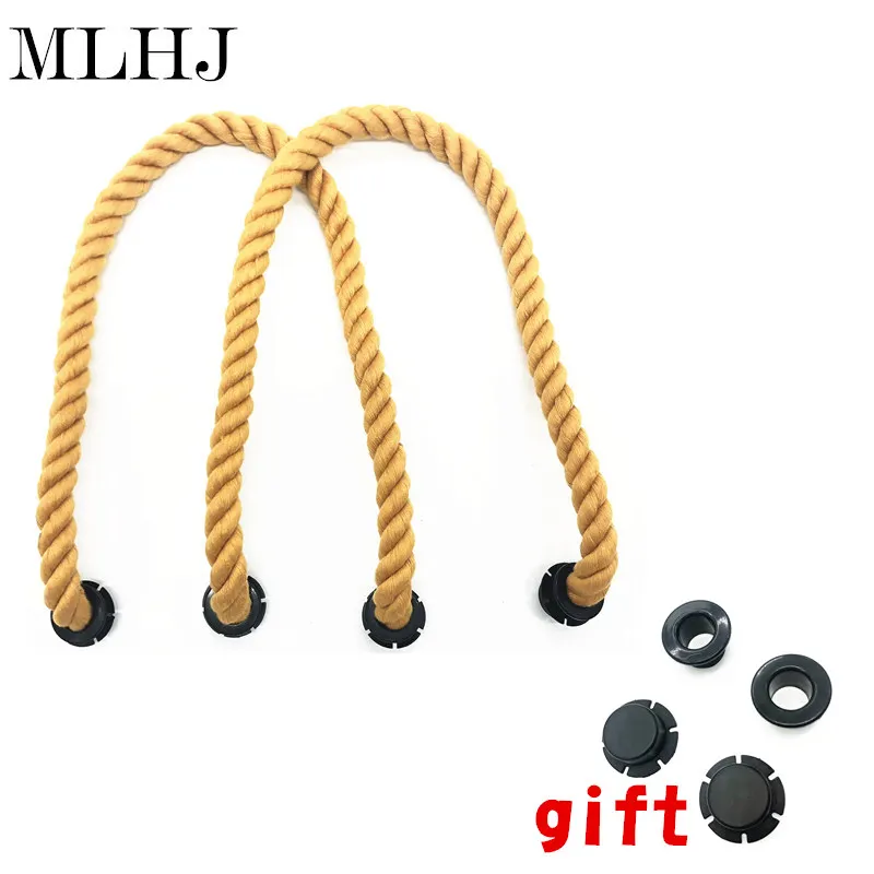 MLHJ obag 65 см ручки из пеньковой веревки для классического мини сумки 1 пара 10 цветов