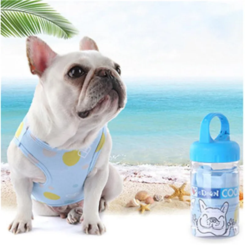 

Summer Pet Dog Cooling Vest Pet Dog Clothes Comfortable Cooling Mesh Vest Harnesses Quick Release Pet Dog Supplies 2018