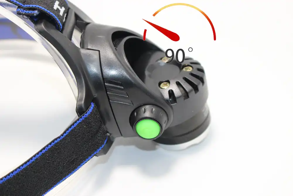 8000lm LED T6 Zoomable Phare Randonnée Torch HeadLight 18650 Br